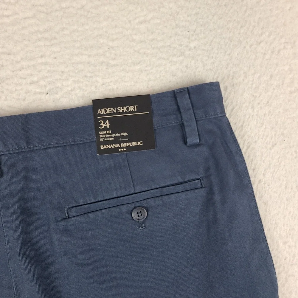 Banana Republic Shorts Mens 34 Blue Aiden 10